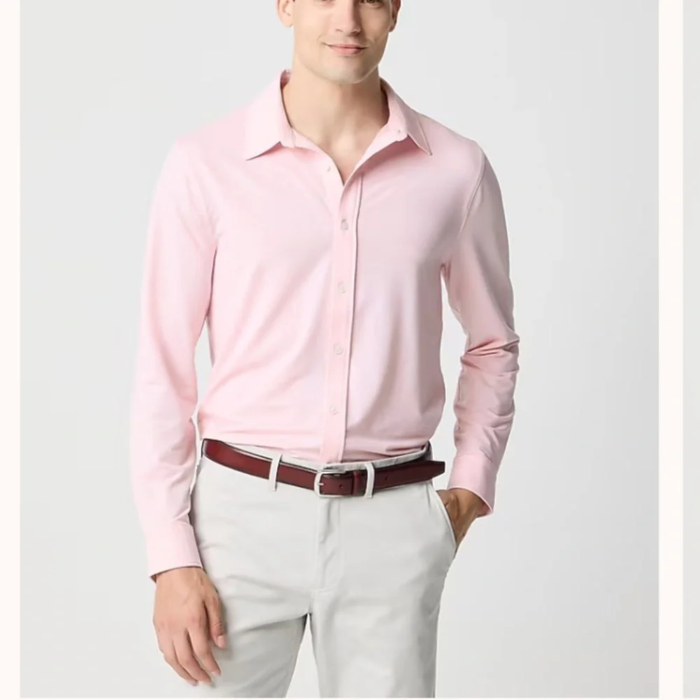 J crew Jacquard all-day performance shirt
